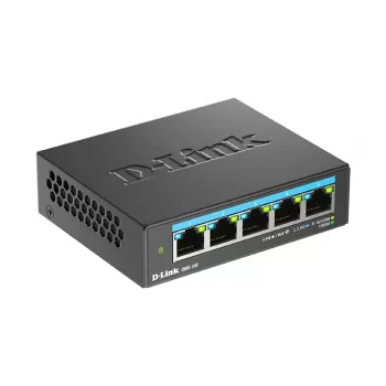 D-Link 5-Port 2.5G Multi-Gigabit Desktop Switch Unmanaged L2 5x2.5G Ports
