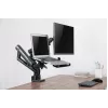 REGULOWANE RAMIĘ DO MONITORA MOCOWANE NA BIURKU Z PÓŁKĄ NA LAPTOP (PEŁNY RUCH) GEMBIRD