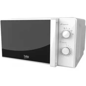 Kuchenka mikrofalowa BEKO MOC20100WFB — 700 W, 20 l, talerz obrotowy 245 mm, biała