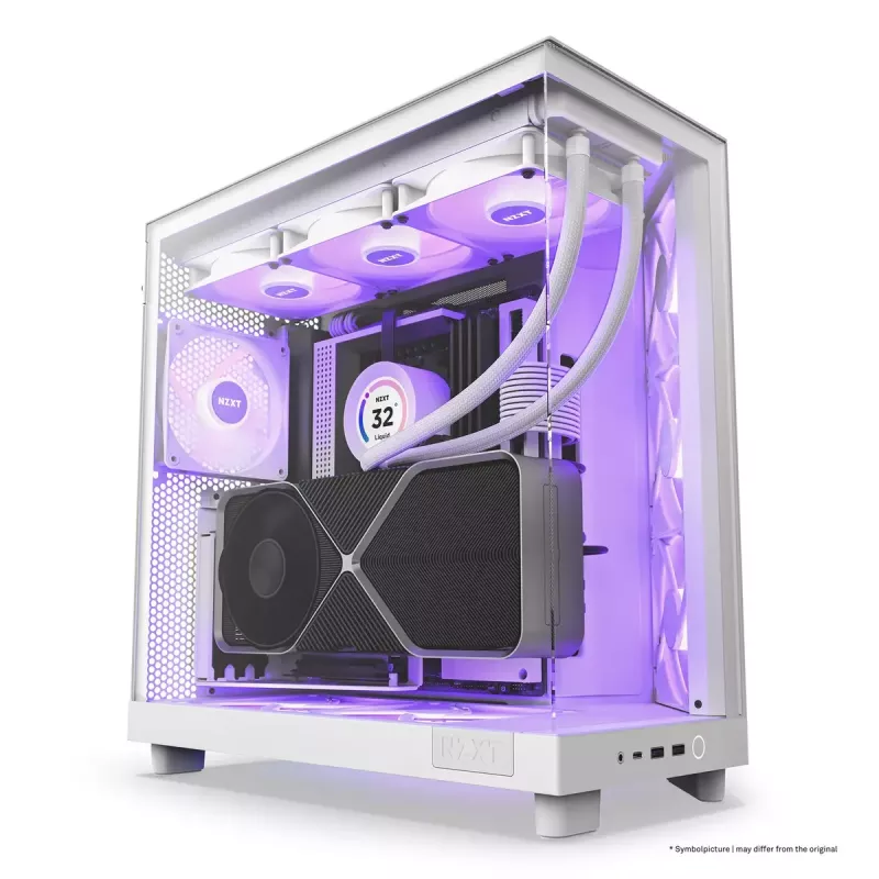 Obudowa PC NZXT H6 Air Flow Midi Tower biała