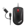 Lenovo 4Y51D20850 mysz Office Symetryczna USB Type-C Optyczna 2400 DPI