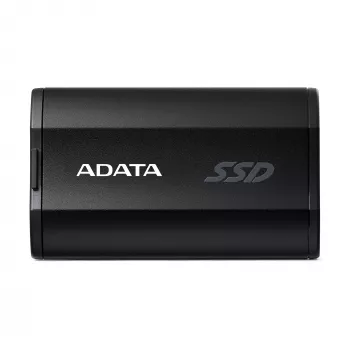 Przenośny dysk SSD ADATA SD810 500 GB — USB Type-C, USB 3.2 Gen 2x2, 2000 MB/s, IP68, aluminium, czarny