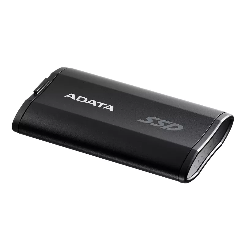Przenośny dysk SSD ADATA SD810 500 GB — USB Type-C, USB 3.2 Gen 2x2, 2000 MB/s, IP68, aluminium, czarny