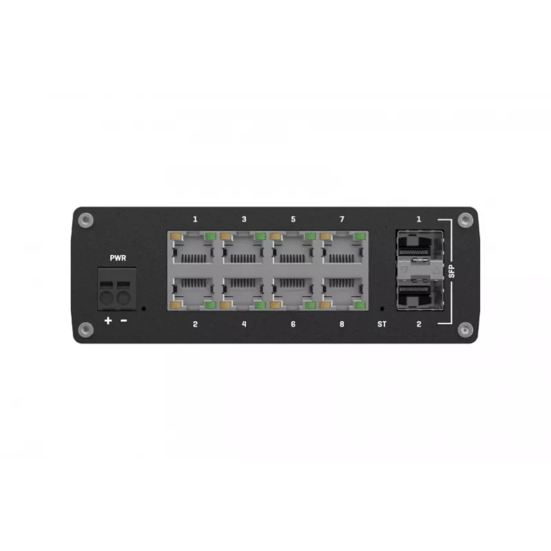 TELTONIKA TSW212 Zarządzalny przełącznik PoE+ Gigabit Ethernet (8 portów + 2 SFP)
