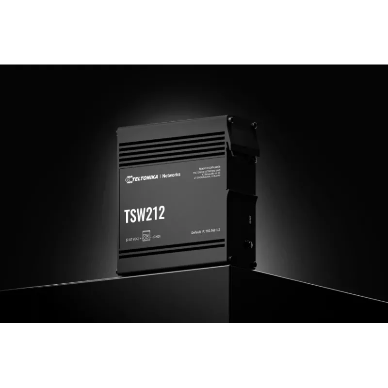 TELTONIKA TSW212 Zarządzalny przełącznik PoE+ Gigabit Ethernet (8 portów + 2 SFP)