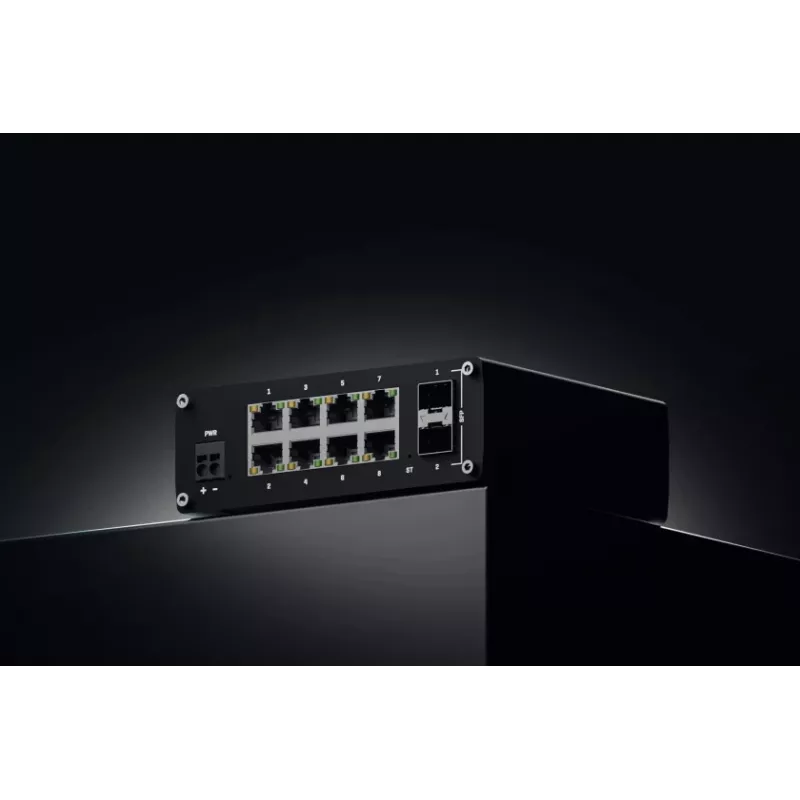 TELTONIKA TSW212 Zarządzalny przełącznik PoE+ Gigabit Ethernet (8 portów + 2 SFP)