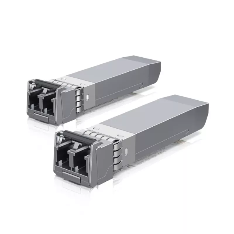 Moduł nadajnika sieciowego UBIQUITI UACC-OM-MM-10G-D-2, 10 Gbit/s, wielomodowy 850 nm, LC, zestaw 2 szt.