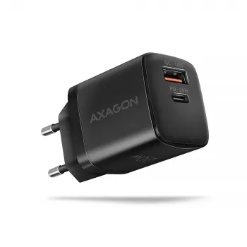 Ładowarka sieciowa Axagon ACU-PQ20 QC3.0 PD Type-C 20W Czarna