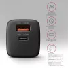 Ładowarka sieciowa Axagon ACU-PQ20 QC3.0 PD Type-C 20W Czarna