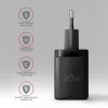 Ładowarka sieciowa Axagon ACU-PQ20 QC3.0 PD Type-C 20W Czarna