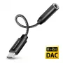 Axagon ADA-HC USB-C na jack 3,5 mm - adapter audio DAC Hi-Res, 384 kHz/32 bit, stereo