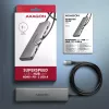 Axagon HMC-5H hub USB 5Gb/s, 3x USB-A, HDMI 4K/30Hz, PD 100W, kabel USB-C 100cm