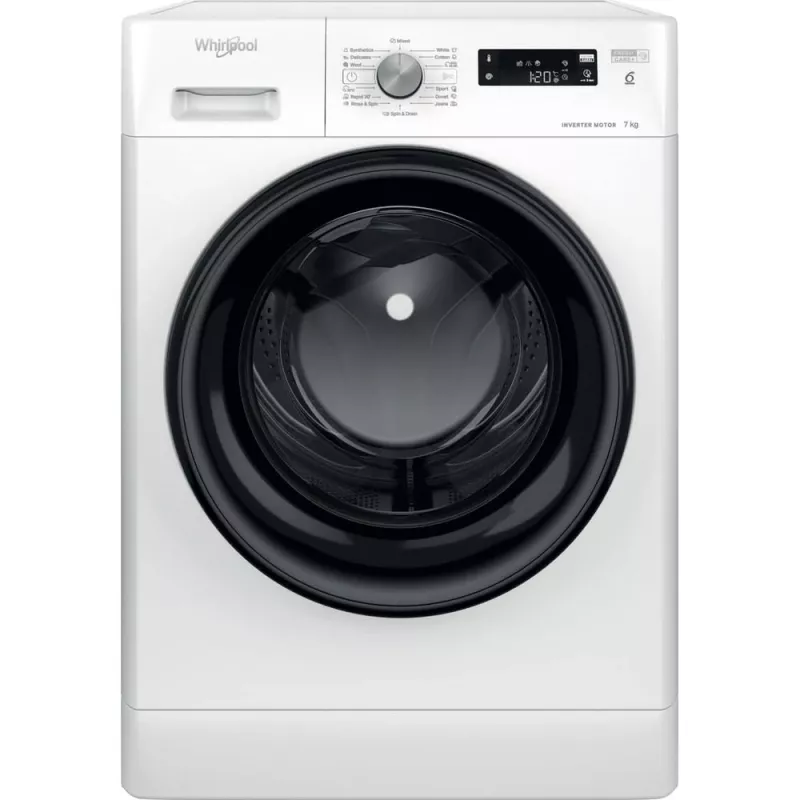 Pralka Whirlpool FFS7259BEE ładowana od przodu 7 kg 1151 obr./min biała