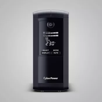 Zasilacz awaryjny (UPS) CYBERPOWER VP700ELCD-FR 0,7 kVA (390 W), Line-Interactive, 4 gniazda typu E, LCD, USB, RS-232