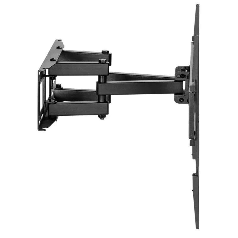 Uchwyt ścienny do telewizora MACLEAN MC-710N VESA do 600x400 mm, pochylenie +3°/−15°, maks. odległość 35,5 cm, maks. ekran 80 cali, stal, czarny