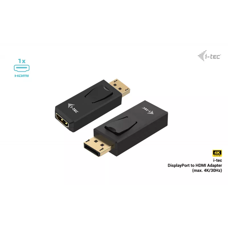 i-tec Pasywny adapter DisplayPort do HDMI (maks. 4K/30Hz)