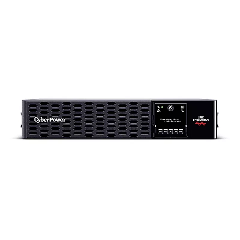 Zasilacz awaryjny CYBERPOWER PR1000ERT2U, 1 kVA (1000 W), Line-Interactive, 10 wyjść C13, czysta sinusoida, Rack/Wieża 2U