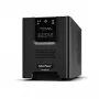 Zasilacz awaryjny CYBERPOWER PR1000ELCD — 1 kVA (900 W), Line-Interactive, czysta sinusoida, 8 gniazd C13, LCD, bateria wymieniana podczas pracy