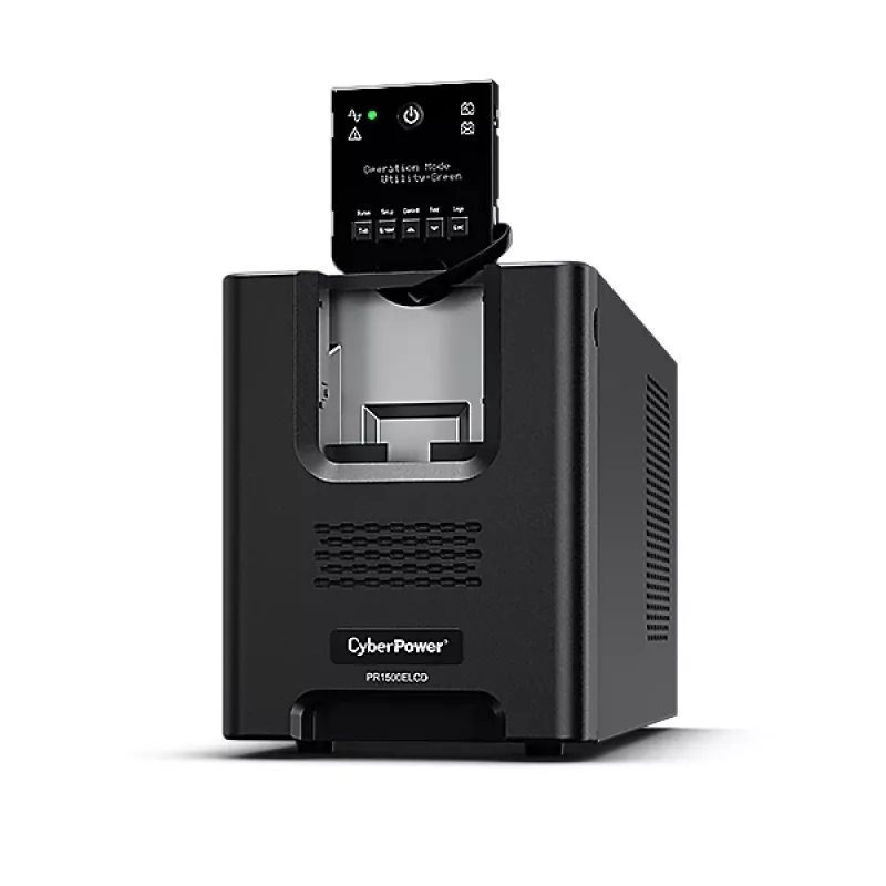 CyberPower PR1500ELCD zasilacz awaryjny (UPS) Line-Interactive 1,5 kVA 1350 W 8 gniazd AC