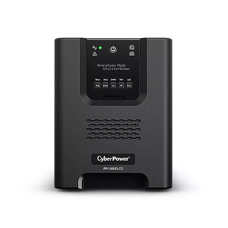 CyberPower PR1500ELCD zasilacz awaryjny (UPS) Line-Interactive 1,5 kVA 1350 W 8 gniazd AC