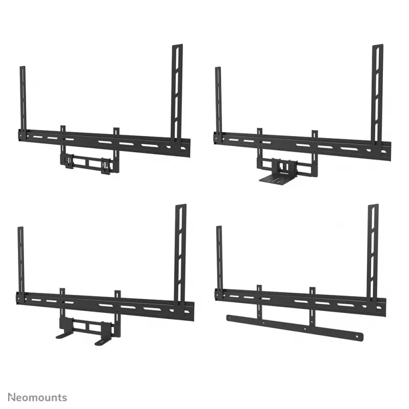 Neomounts AV2-500BL Zestaw do videobarów 43-110 cali - VESA - maks. 10 kg - uniwersalny