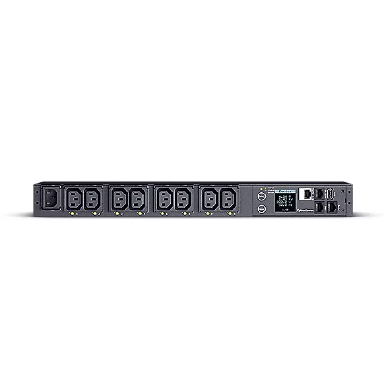 CyberPower PDU41004 jednostka dystrybucji zasilania (PDU) 8 gniazd AC 1U Czarny