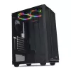 Obudowa PC IBOX CETUS 906 Midi Tower Czarna — ATX/mATX, 460×210×350 mm, GPU 29 cm, 7 napędów, wentylatory RGB
