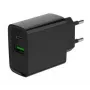 GEMBIRD Szybka ładowarka USB - 2-portowa 20 W Type A i C - Czarna