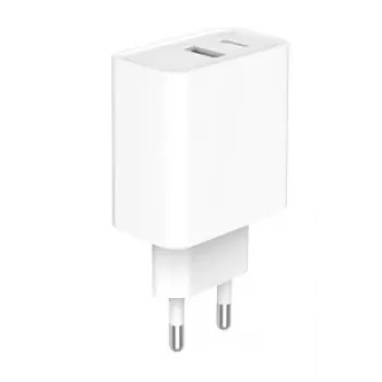 GEMBIRD Szybka ładowarka USB - 2 porty typu A i C 20 W - biała
