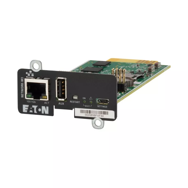 EATON CORPORATION sieciowy UPS Management Card Mini sieciowy-M3 1.0 Gb/s - pełny dupleks