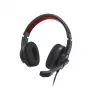Hama HS-USB400 V2 Headset Wired Head-band Office/Call center USB Type-A Czarny, czerwony