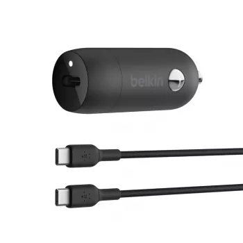 Ładowarka samochodowa Belkin CCA004bt1MBK-B6 Szybkie ładowanie USB Type-C 1m