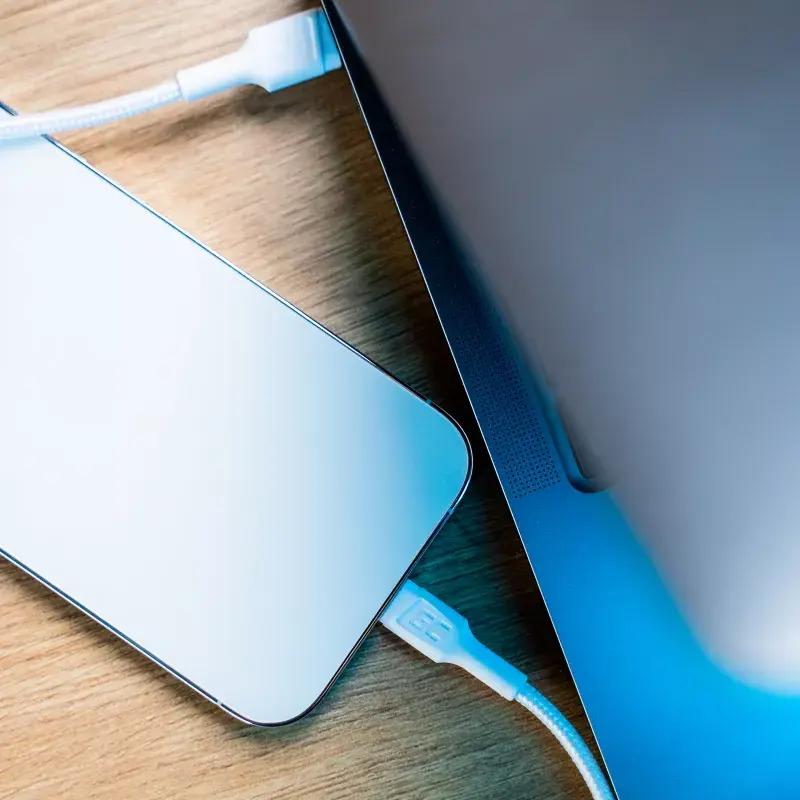 Kabel zielony Cell Lightning do USB‑C 1 m, 29 W, biały, dane 480 Mbps