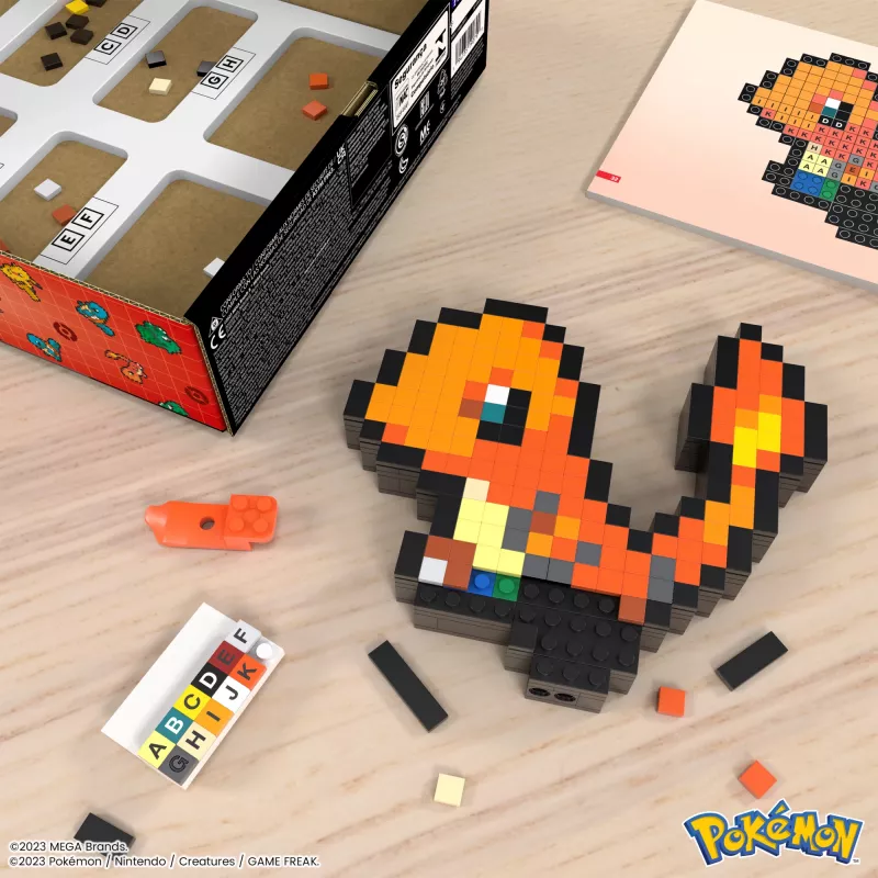 MEGA Pokémon Showcase Charmander, 13 lat, Plastik, 484 g