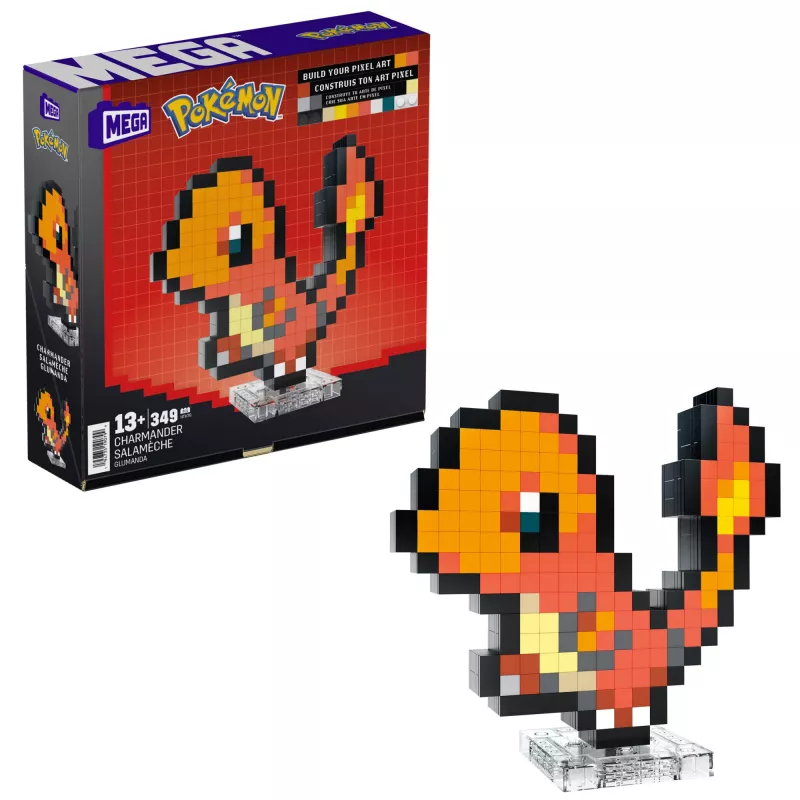MEGA Pokémon Showcase Charmander, 13 lat, Plastik, 484 g
