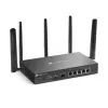 TP-Link Omada 4G+ Cat6 AX3000 Gigabitowy router VPN, Wi-Fi 6 (802.11ax), Dwupasmowy (2,4 GHz / 5 GHz), Ethernet LAN, 4G, Czarny, Router biurkowy/słupowy