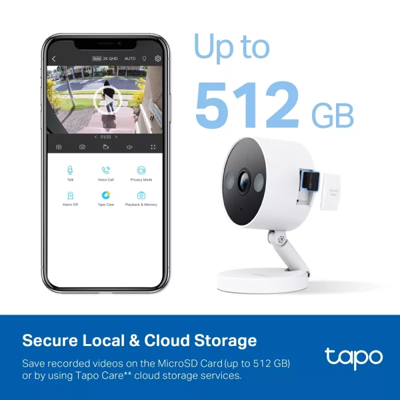 Kamera bezpieczeństwa IP TP-Link Tapo C120 Wewnętrzna/Zewnętrzna