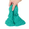 Kinetic Sand, Zamek w walizce z 1lb niebiesko-zielonego piasku do zabawy, pojemnik do przechowywania, zabawki sensoryczne dla dzieci od 3 lat