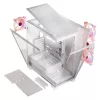 PC Case MODECOM Volcano SPACE APEX ARGB MIDI Tower biały — stal, boczne okno, wentylatory ARGB, USB-C