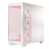 PC Case MODECOM Volcano SPACE APEX ARGB MIDI Tower biały — stal, boczne okno, wentylatory ARGB, USB-C