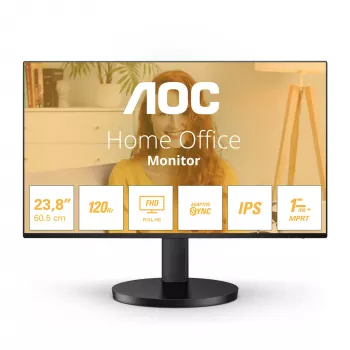 Monitor komputerowy AOC 24B3HA2 60,5 cm (23,8 cala) 1920 x 1080 pikseli Full HD LED Czarny