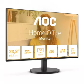 Monitor komputerowy AOC 24B3HA2 60,5 cm (23,8 cala) 1920 x 1080 pikseli Full HD LED Czarny