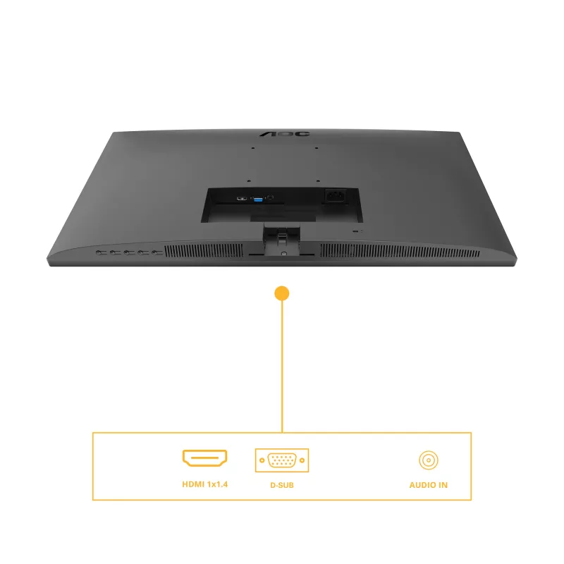Monitor komputerowy AOC 24B3HA2 60,5 cm (23,8 cala) 1920 x 1080 pikseli Full HD LED Czarny