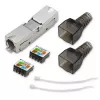Wtyk RJ45 beznarzędziowy QOLTEC 54540 CAT6 STP do ekranowanych kabli Ethernet