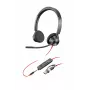 HP Poly Czarnywire 3325 Stereo USB-C Headset +3.5mm Plug +USB-C/A Adapter