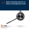 HP Poly Voyager 4320 USB-C Headset +BT700 dongle, Wireless, Office/Call center, Headset, Czarny