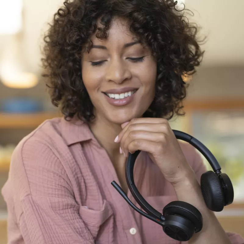 HP Poly Voyager 4320 USB-C Headset +BT700 dongle, Wireless, Office/Call center, Headset, Czarny