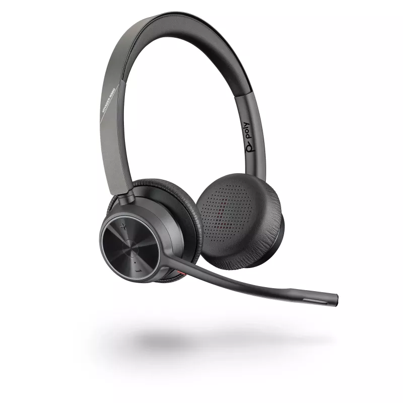 HP Poly Voyager 4320 USB-C Headset +BT700 dongle, Wireless, Office/Call center, Headset, Czarny