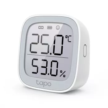 TP-Link Tapo Smart Czujnik Temperatury i Wilgotności, Wewnętrzny, Czujnik temperatury i wilgotności, Wolnostojący, Bezprzewodowy, -20 - 60 °C, 0 - 99%