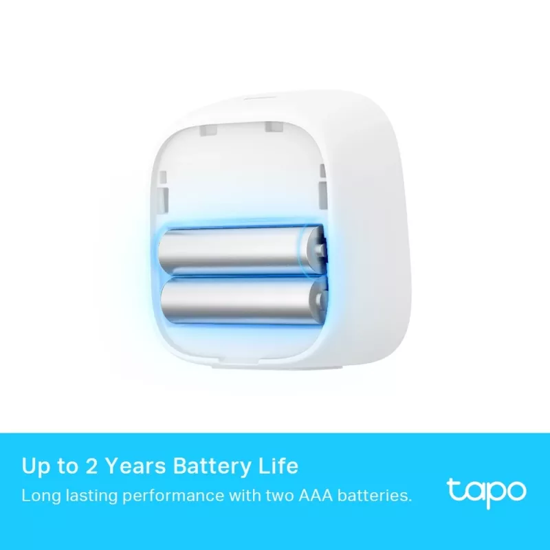 TP-Link Tapo Smart Czujnik Temperatury i Wilgotności, Wewnętrzny, Czujnik temperatury i wilgotności, Wolnostojący, Bezprzewodowy, -20 - 60 °C, 0 - 99%